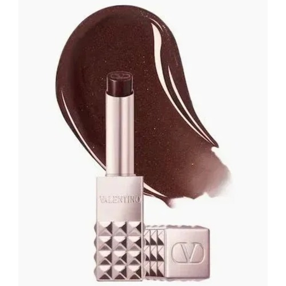 MSRP $42.00, Valentino, Spike Lip Balm in 199A Bold Brown, **NIB, Full Size